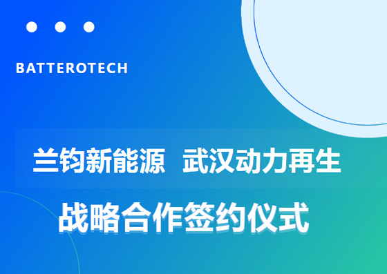 奔赴绿色新未来！兰钧新能源与武汉动力再生签订战略合作协议